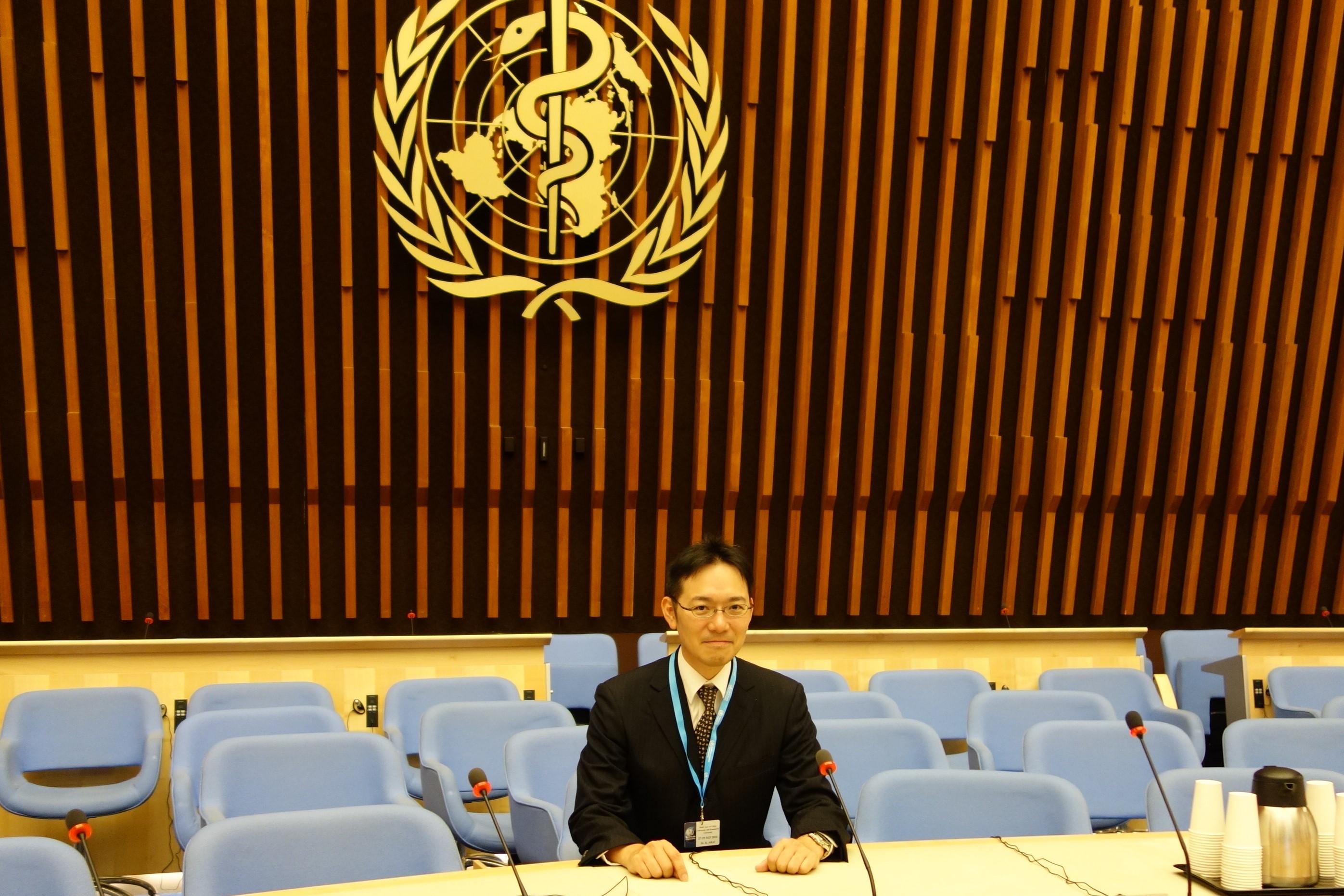 Activity in WHO : Dr Kuniaki Arai