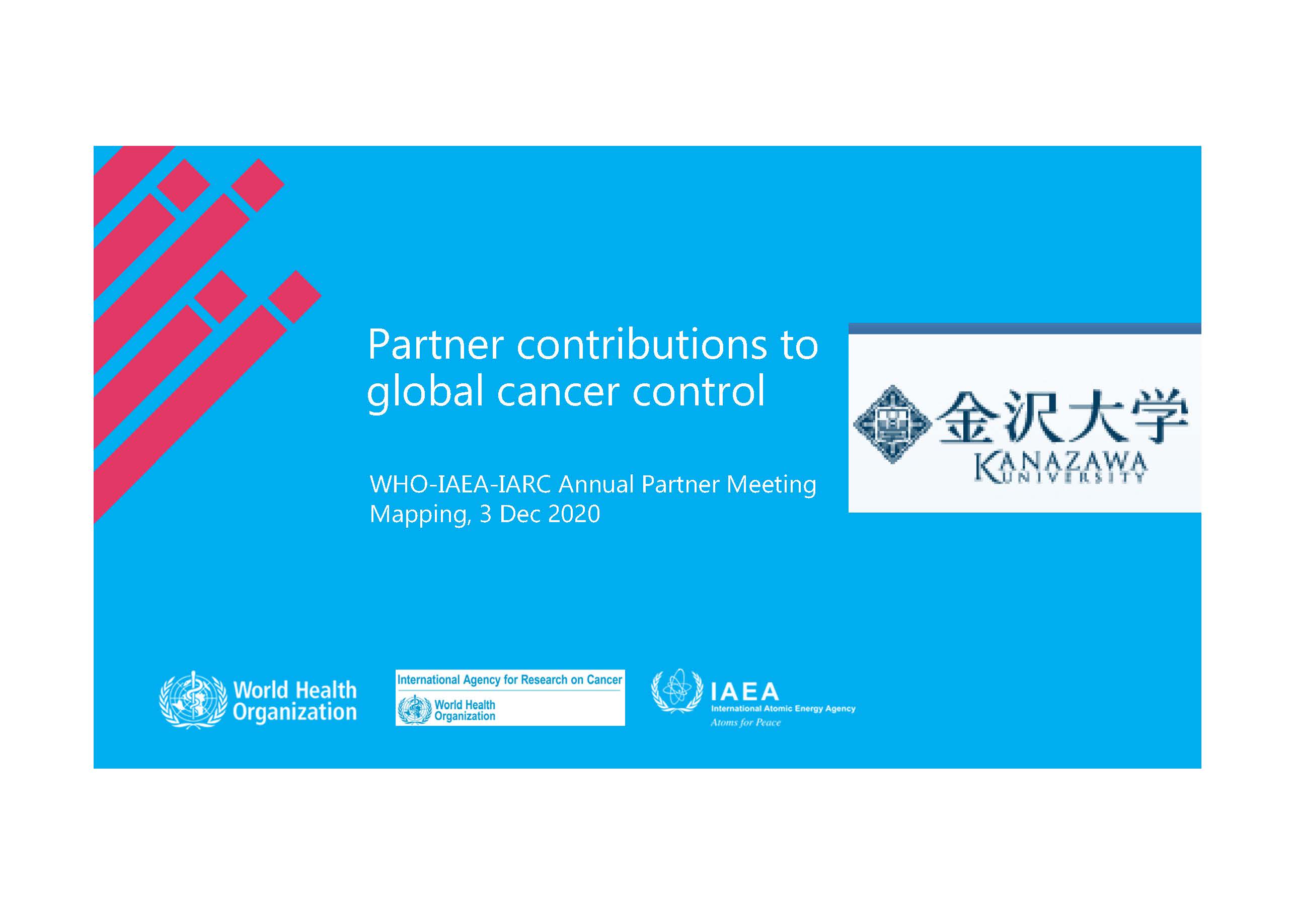 IAEA-IARC-WHO Annual Strategic Consultation