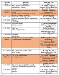Liver cancer workshop (Hanoi, Vietnam)